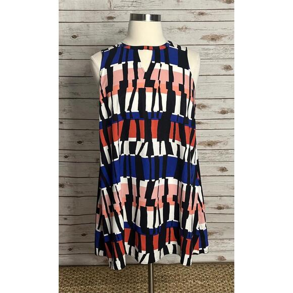 BB Dakota casual multicolored Pauline sleeveless shift dress Size 1X - Picture 1 of 6
